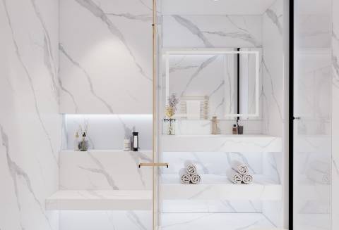 Apartamento T2 novo , com garagem e varanda