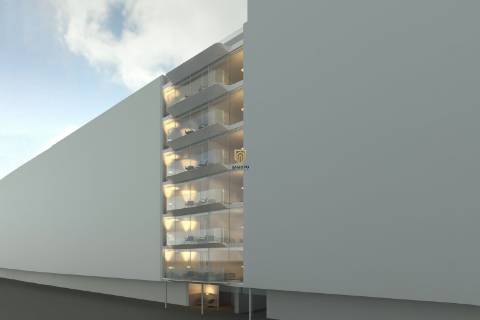 Terreno com projeto aprovado - Em Matosinhos Sul