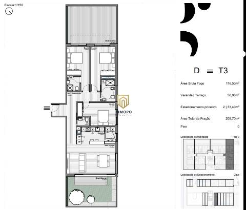 T3 novo, Sta Marinha, Vila Nova de Gaia