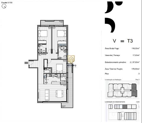 T3 novo, Sta Marinha, Vila Nova de Gaia