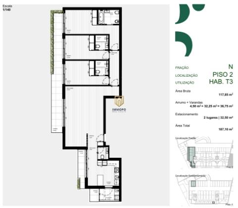 T2 novo, Cidade de Rebordosa