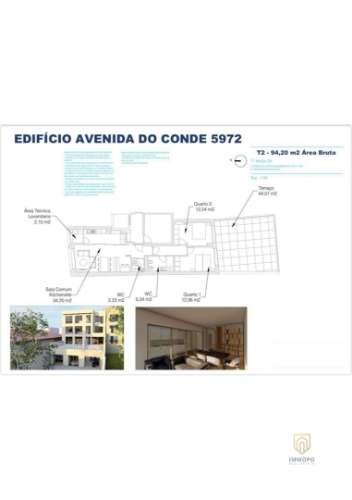Apartamento t2+1 próximo ao Polo Universitário