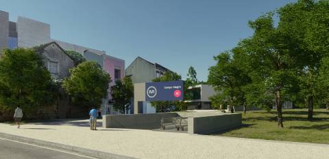 T1 Novo junto das faculdade de letras e faculdade de ciências, do Porto.