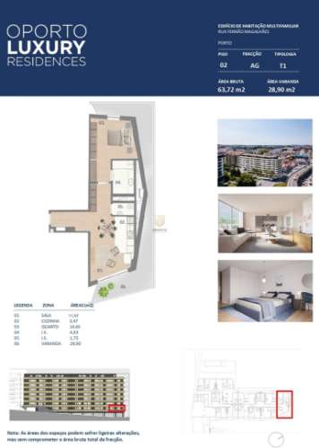 Apartamento T1 Venda em Paranhos,Porto