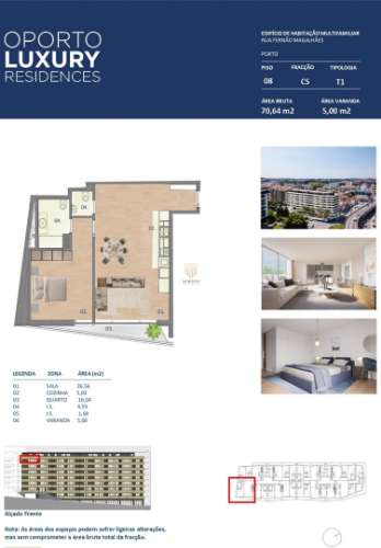 Apartamento T1 Venda em Paranhos,Porto