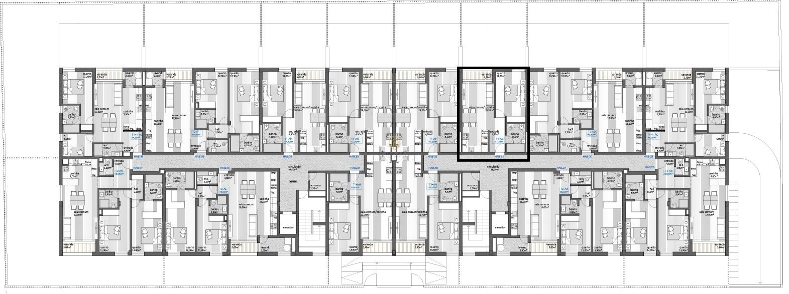 Apartamento T1, NOVO, ao polo universitário do Porto