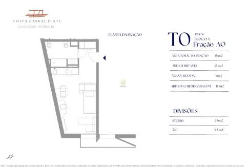 Apartamento T0 Venda em Paranhos,Porto