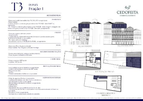 Apartamento T3 DUPLEX Venda em Cedofeita, Santo Ildefonso, Sé, Miragaia, São Nicolau e Vitória,Porto