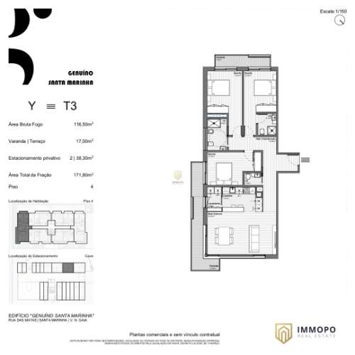 T3 novo, Sta Marinha, Vila Nova de Gaia