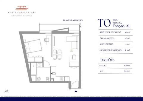 Apartamento T0 Venda em Paranhos,Porto