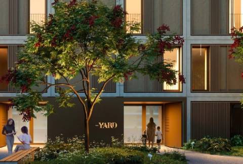 Apartamento T2 em condomínio de luxo com 96 m2 e varanda de 11.6 m2.