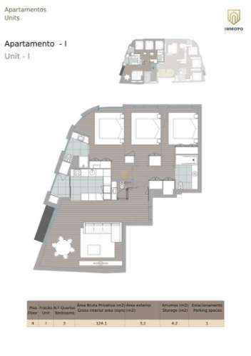 T3 NOVO, com garagem no Centro de Vila Nova de Gaia