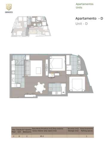 T2 NOVO, com garagem no Centro de Vila Nova de Gaia