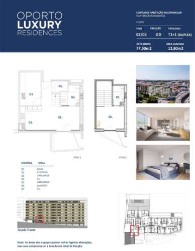 Apartamento T1+1 DUPLEX Venda em Paranhos,Porto