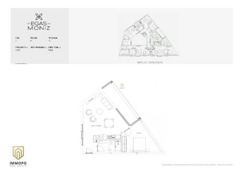 Apartamento T1 no Centro do Porto