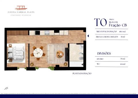 Apartamento T0 Venda em Paranhos,Porto