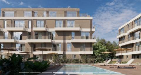 T2 Novo com piscina , em condomínio fechado