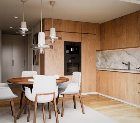 Apartamento T1+1 em construção no Porto
