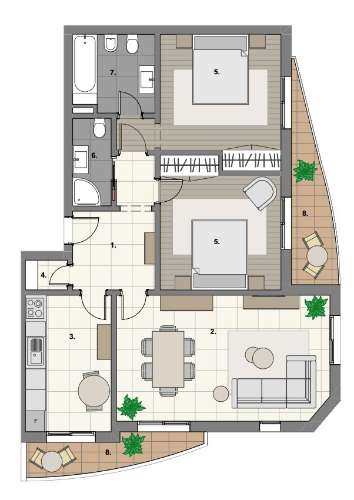 T2 Renovado com Varandas e Garagem em Lagos