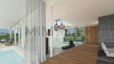 Moradias de Luxo T4 em construção com vista mar na Praia da Luz, Lagos