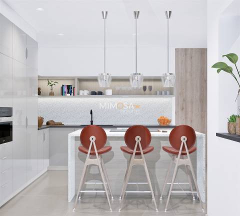 Nova Moradia de 4 Quartos em Suite em Porto de Mós, Lagos