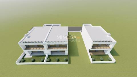 Moradia T3+1 Geminada em Construção – Estômbar
