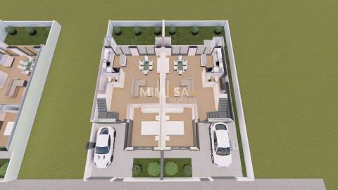 Moradia T3+1 Geminada em Construção – Estômbar