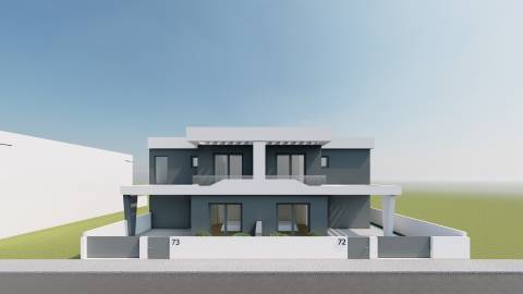 Moradia T3+1 Geminada em Construção – Estômbar