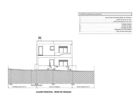Moradia T3+1 Geminada em Construção – Estômbar