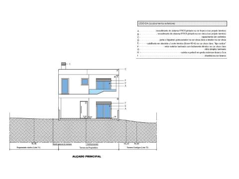 Moradia T3+1 Geminada em Construção – Estômbar
