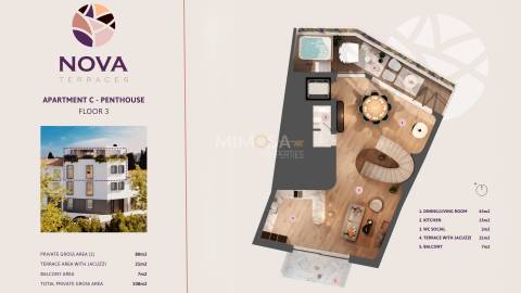 Apartamentos T3 Duplex no Condomínio Nova Terraces – Lagos