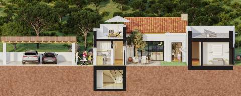 Terreno com Projeto para Moradia T3 com Piscina – Lagos