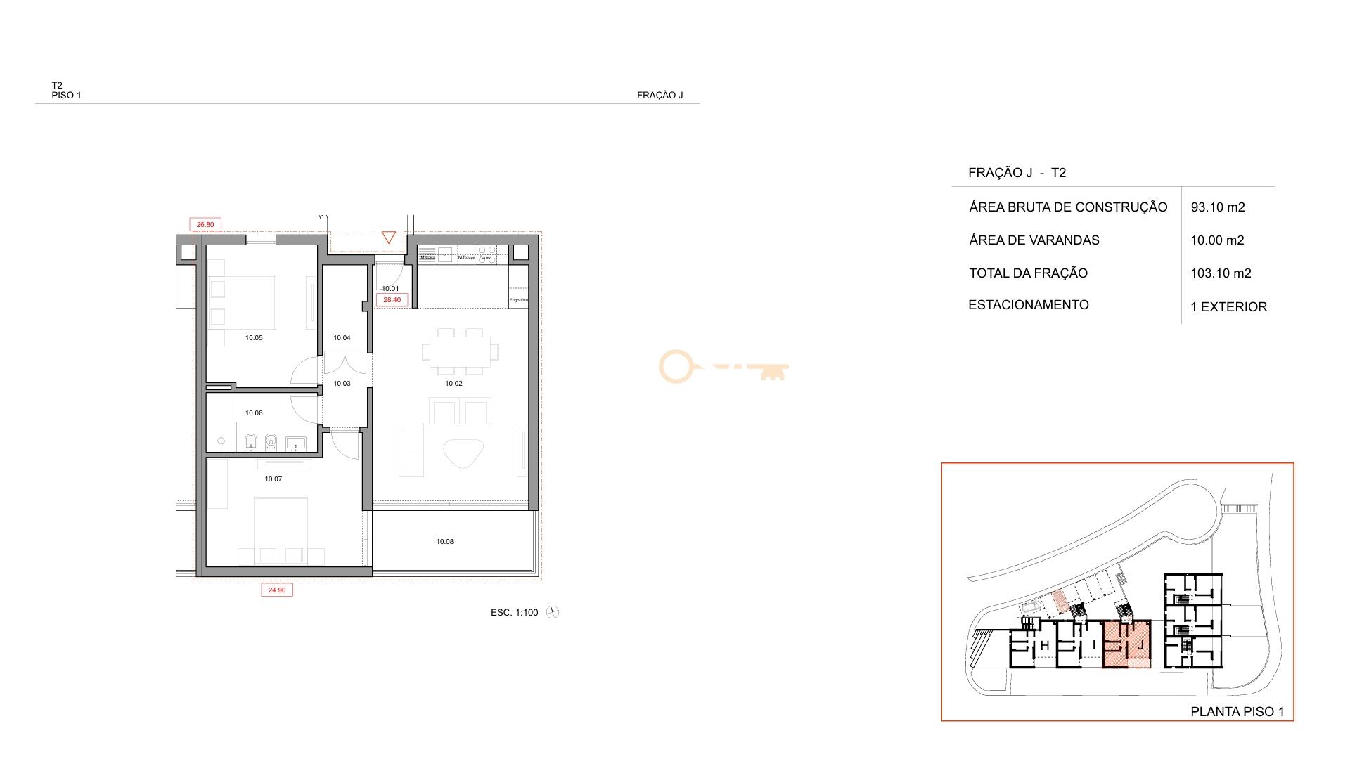 Novo Apartamento T2 com Vista Mar na Aldeia da Carrapateira