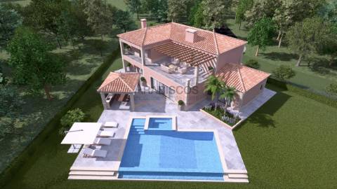 Moradia T4 Nova - Piscina - Ar Condicionado - Quartos com WC - Lareira - Garagem - Penina - Alvor