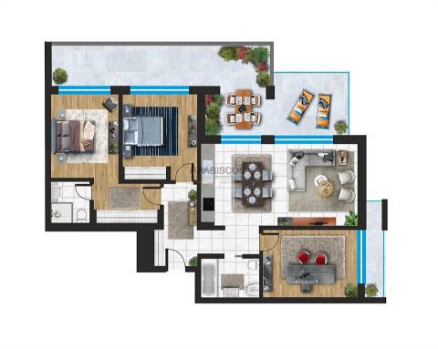 Apartamento T2+1 - em construção - Varandas - Portimão