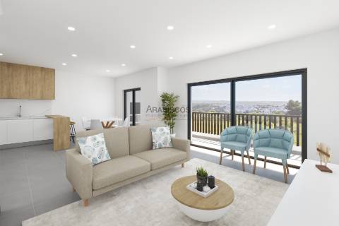 T2 com Terraço e Piscina Privada - Vistas Ria e Mar - Mexilhoeira Grande - Portimão - Algarve