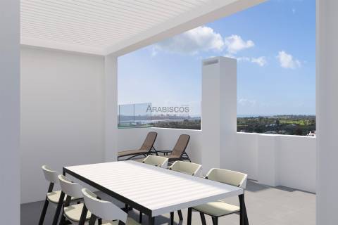 T2 com Terraço e Piscina Privada - Vistas Ria e Mar - Mexilhoeira Grande - Portimão - Algarve
