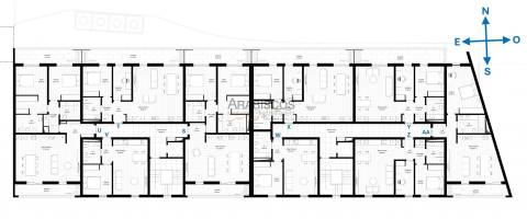 Apartamento T1+1 - Em Construção - 1 Lugar de Estacionamento - Varanda - Portimão