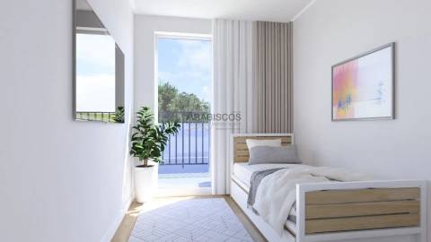 Apartamento T1+1 - Em Construção - 1 Lugar de Estacionamento - Varanda - Portimão