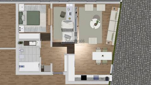 Apartamento T1+1 - Em Construção - 2 Lugares de Estacionamento - Portimão