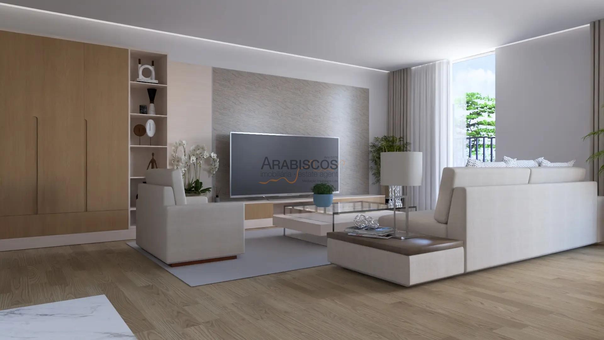 Apartamento T2 - Em Construção - 2 Lugares de Estacionamento - Varanda - Portimão