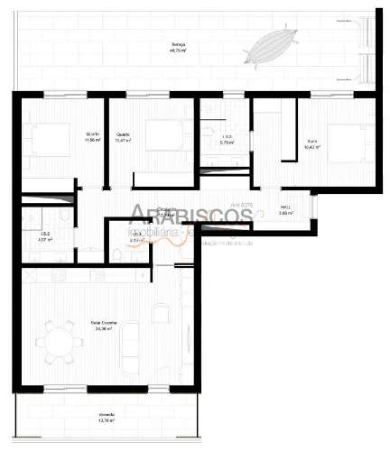 Apartamento T3 - Em Construção - 2 Lugares de Estacionamento - 2 Varandas - Portimão