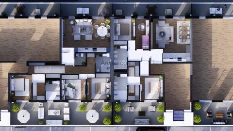 Apartamento T3 - Em Construção - 2 Lugares de Estacionamento - 2 Varandas - Portimão