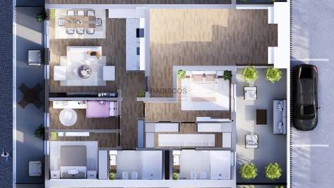 Apartamento T2+1 - Em Construção - 2 Lugares de Estacionamento - 2 Varandas - Portimão