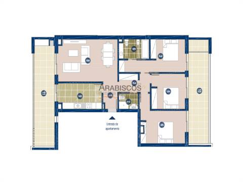 Apartamentos T3 - Varandas com 48m² - Barbecue - Lugar Garagem - Piso Radiante - Portimão - Algarve