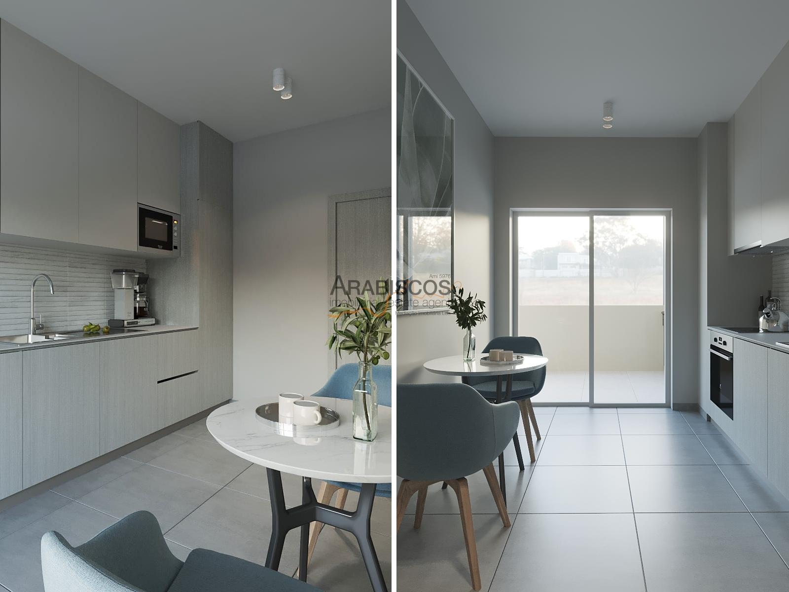 Apartamentos T3 - Varandas com 48m² - Barbecue - Lugar Garagem - Piso Radiante - Portimão - Algarve