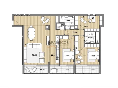 Apartamentos T2+1 - Vista Rio Arade - Ar Condicionado - 3 Lug. Parqueamento - Portimão - Algarve