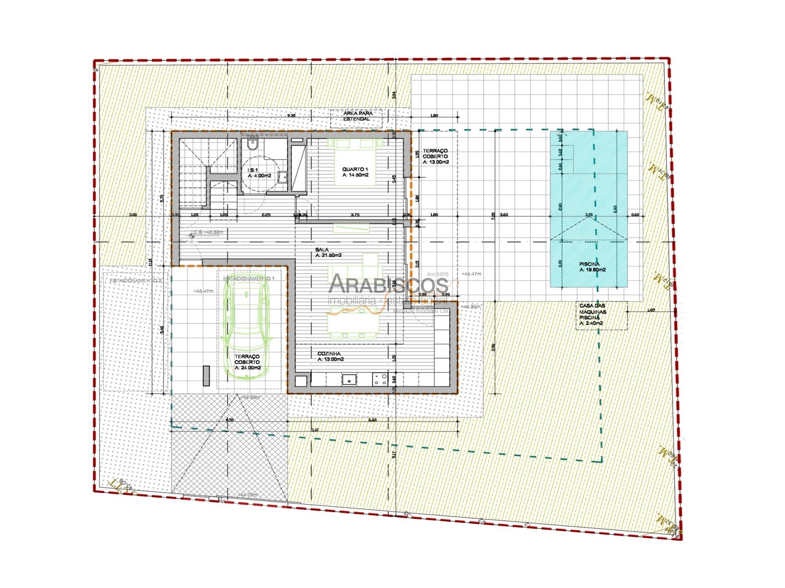 Moradia T3 - Piscina - Jardim - 2 Suites - 2 Lug. Estacionamento - Ladeira do Vau - Portimão