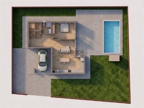 Moradia T3 - Piscina - Jardim - 2 Suítes - 2 Lug. Estacionamento - Ladeira do Vau - Portimão