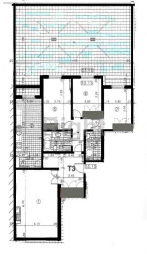 Apartamento T3 com terraço de 80m2 na Quinta da Bela Vista